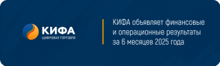 КИФА объявляет финансовые и операционные результаты за 6 месяцев 2025 года
